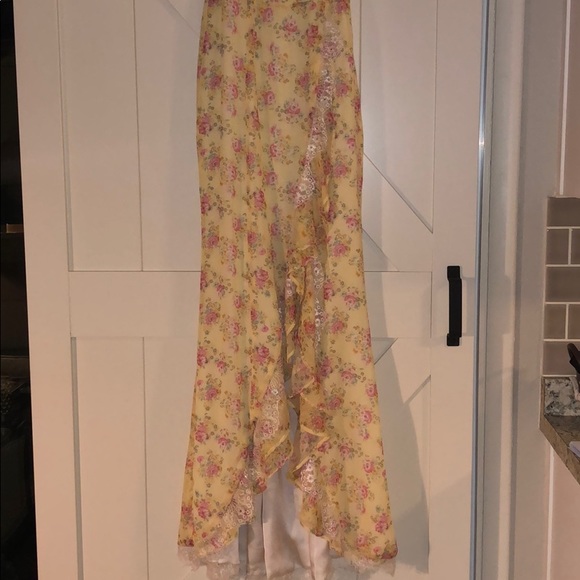 Majorelle Paisley Dress Yellow Maxi - Picture 5 of 8
